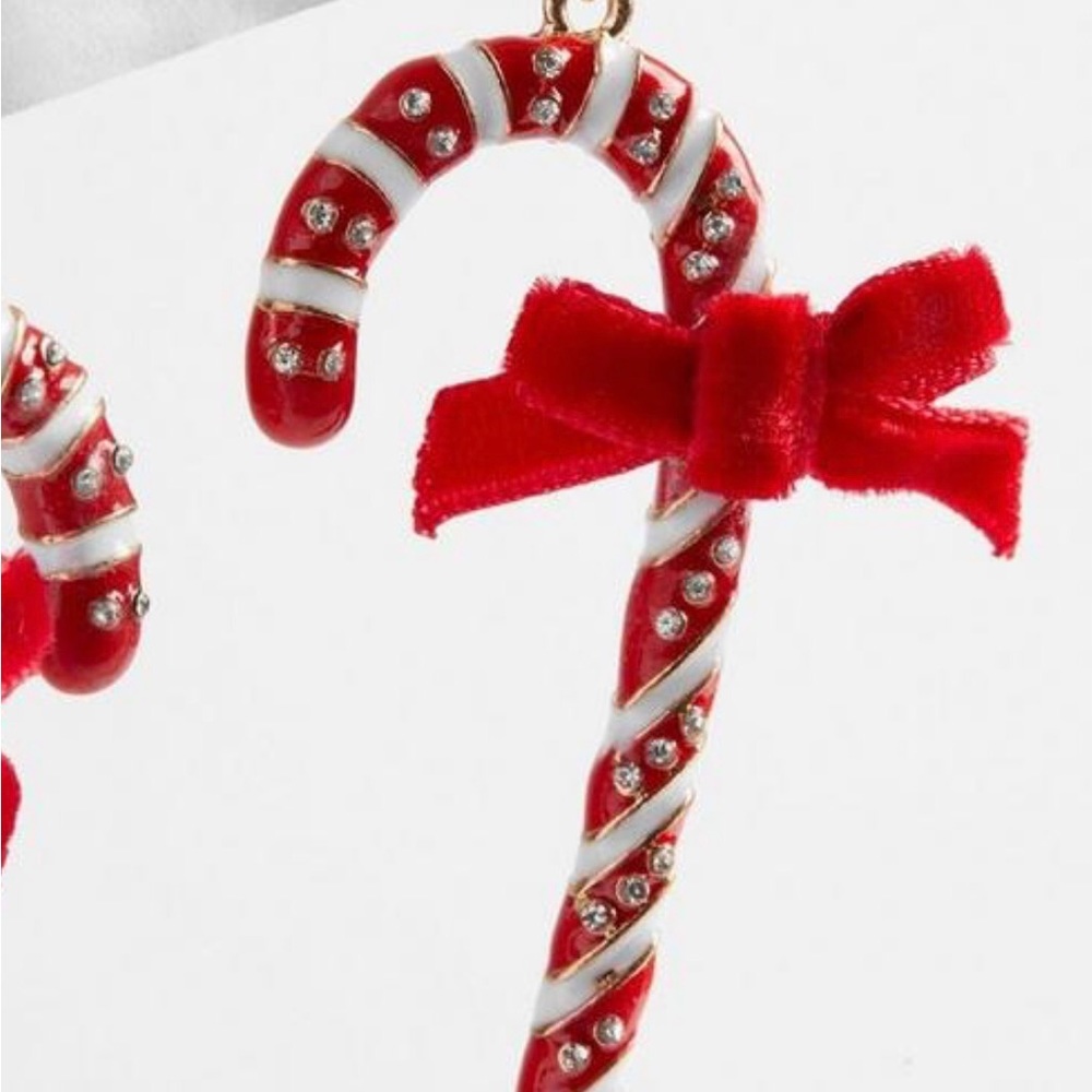 Torrid Candy Cane Statement Earrings - image 2